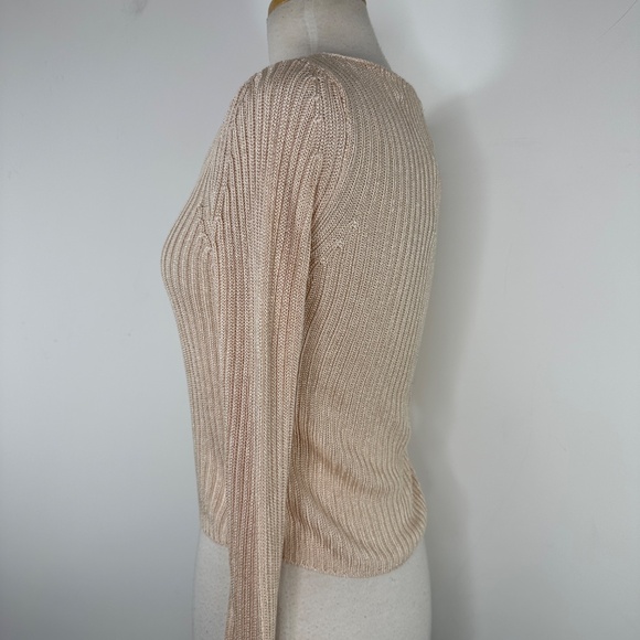 NWT Free People Game On Button Front Cardigan in White Swan Size XS MSRP $78 - Picture 8 of 16